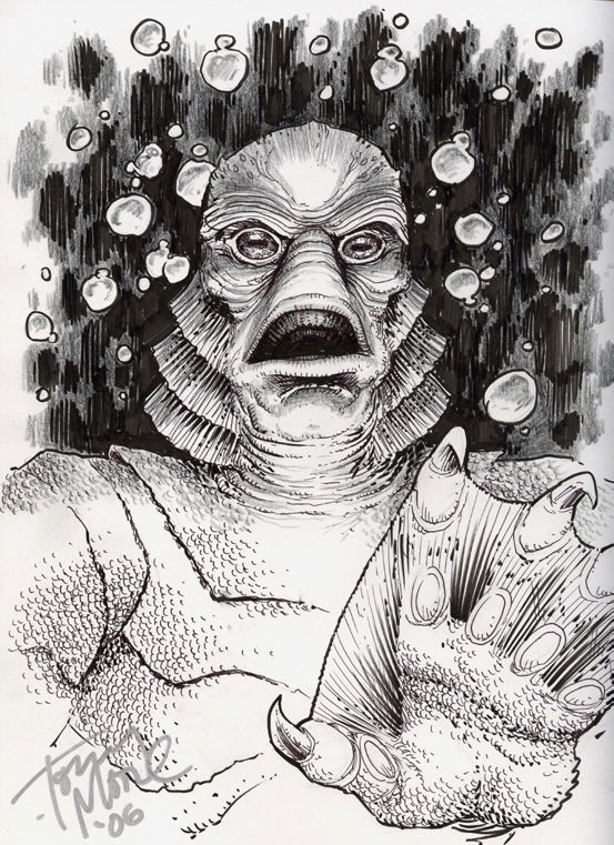 Creature From the Black Lagoon by Tony Moore, in matthew reed 's ...