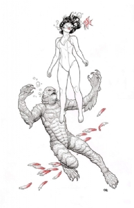Monsters & Beauties: Creature From the Black Lagoon by Frank Cho Comic Art