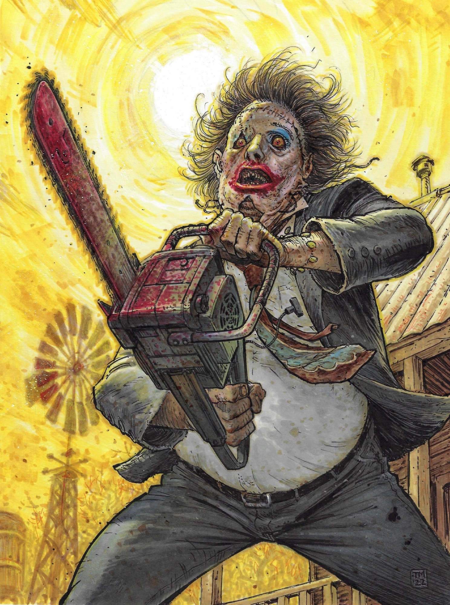 Painted Leatherface