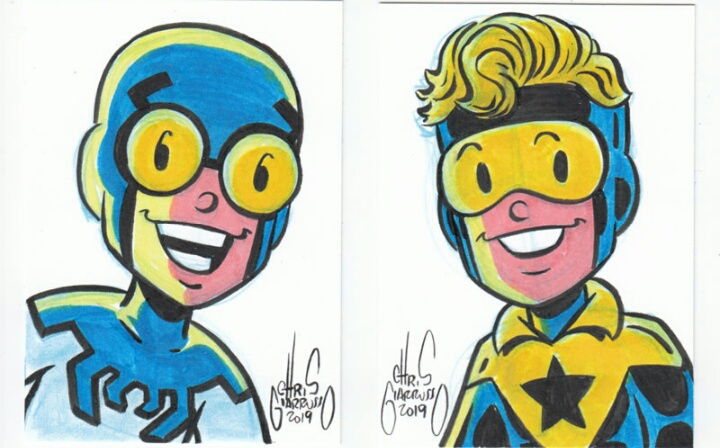 Booster Gold and Blue Beetle, in Cort Carpenter's Booster Gold & Blue ...