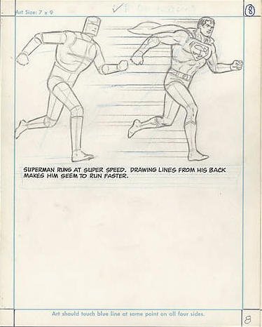 ComicConnect - Swan, Curt - HOW TO DRAW SUPER HEROES Interior Page - VF: 8.0