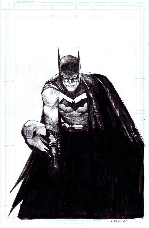 The Batman, in Paul Harmon's Paul Harmon Original Art and Illustrations ...