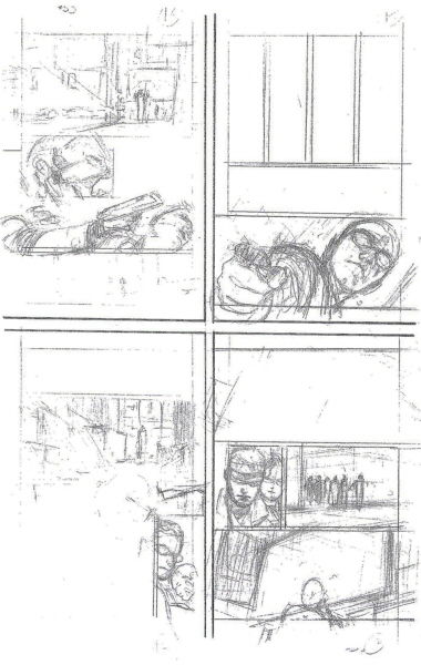 Bryan Hitch Page Thumbnails, in Robert Baker's Miscellaneous Artwork ...