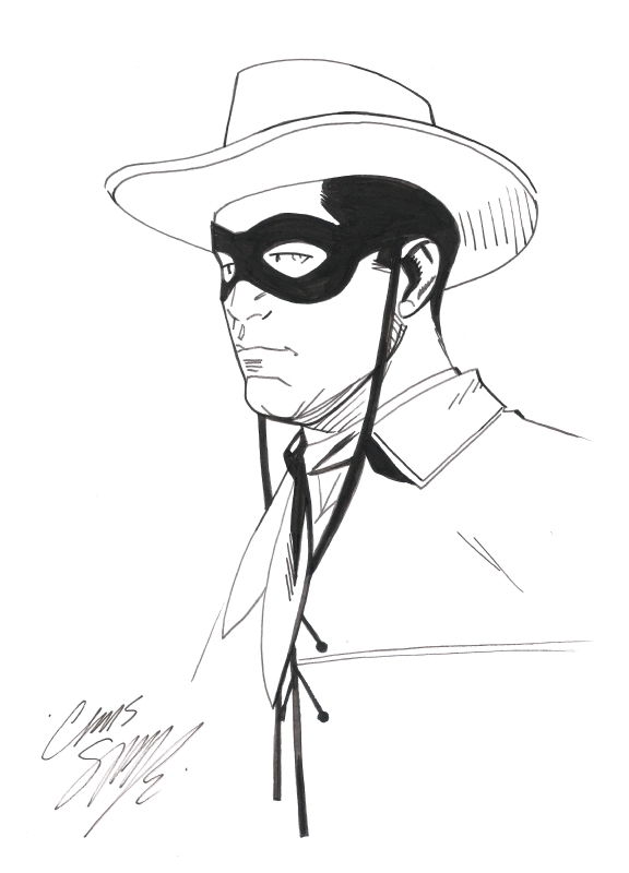 Lone Ranger by Chris Sprouse, in Robert Baker's Commissions- The Lone ...