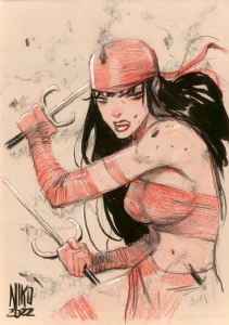 Elektra Assassin - Niko Henrichon Comic Art