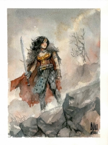 Wonder Woman: Dead Earth (DWJ) - Niko Henrichon Comic Art