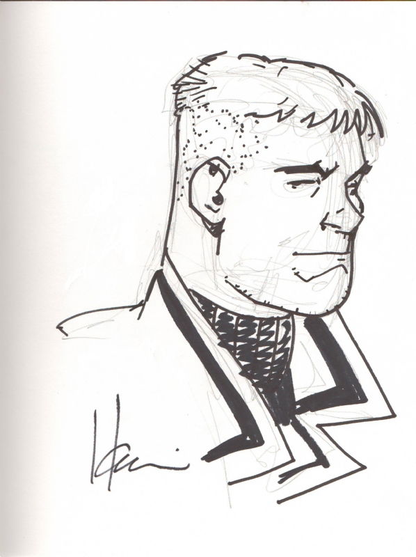 Guy Gardner By Howard Chaykin In Evan Bs Green Lantern Sketchbook Comic Art Gallery Room 