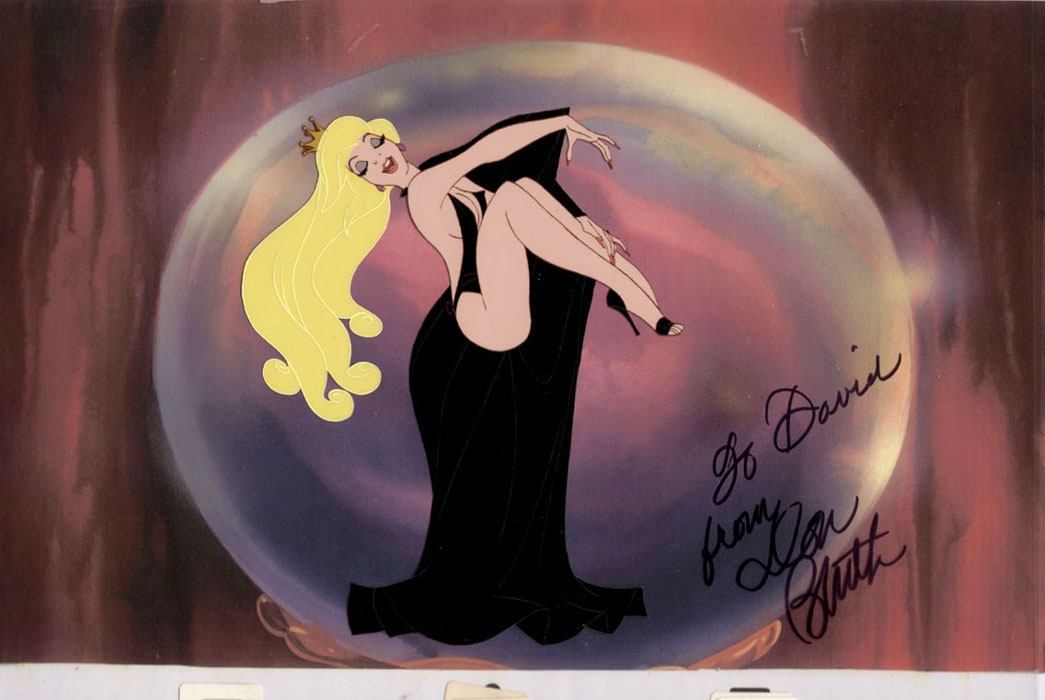 Dragon S Lair Princess Daphne In The Globe In Dave Morris S Animation Art Don Bluth Comic Art Gallery Room
