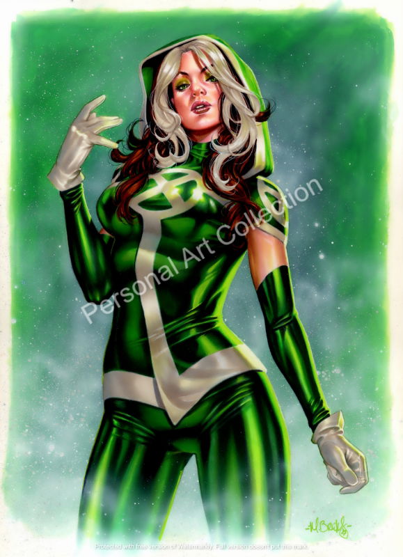 Rogue by Mark Brooks, in Christopher Uno's Published Original Art Comic ...