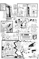 Rob Schrab, Scud the Disposable Assassin, Heavy 3PO TPB intro art, Comic Art