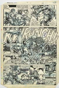 Barry Windsor-Smith, Machine Man issue 4 page 17, Comic Art