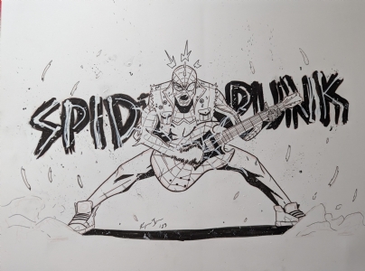Raymar Brunson, Spider-punk, Comic Art