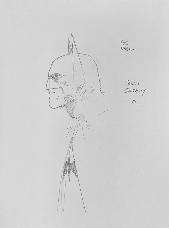 Batman, in Nab A.'s Convention sketches Comic Art Gallery Room