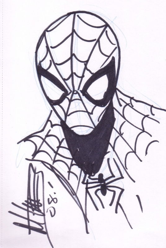 Mike Norton Spider-Man, in Nathan Hartz's Marvel Comics Sketches ...