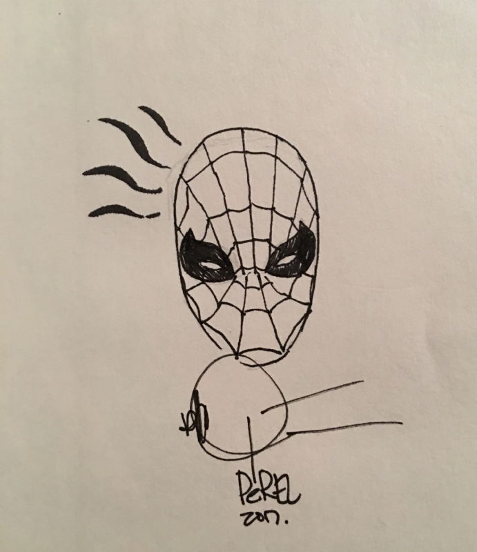 Spider-man Head, in Nathan Hartz's Marvel Comics Sketches & Commissions ...