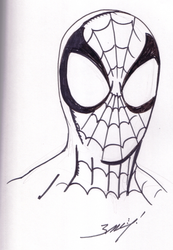 Mark Bagley Spider-Man, in Nathan Hartz's Marvel Comics Sketches ...