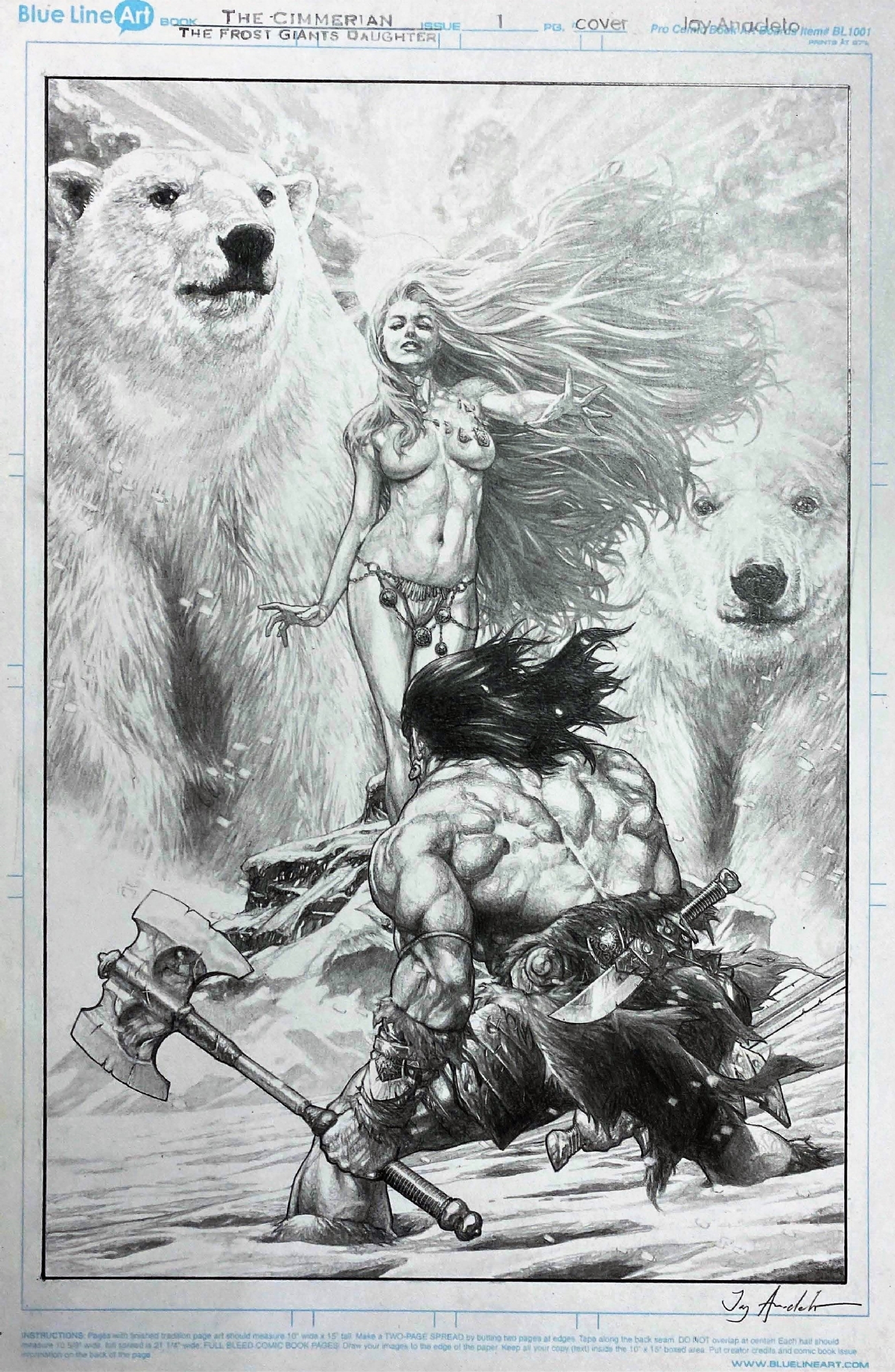 Cimmerian Frost Giants Daughter 1 Anacleto Variant