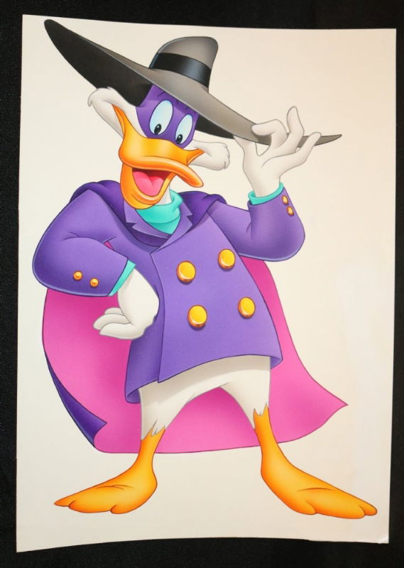 Stolen Darkwing Duck Cover Art Used On Disney Adventures Magazine, In 