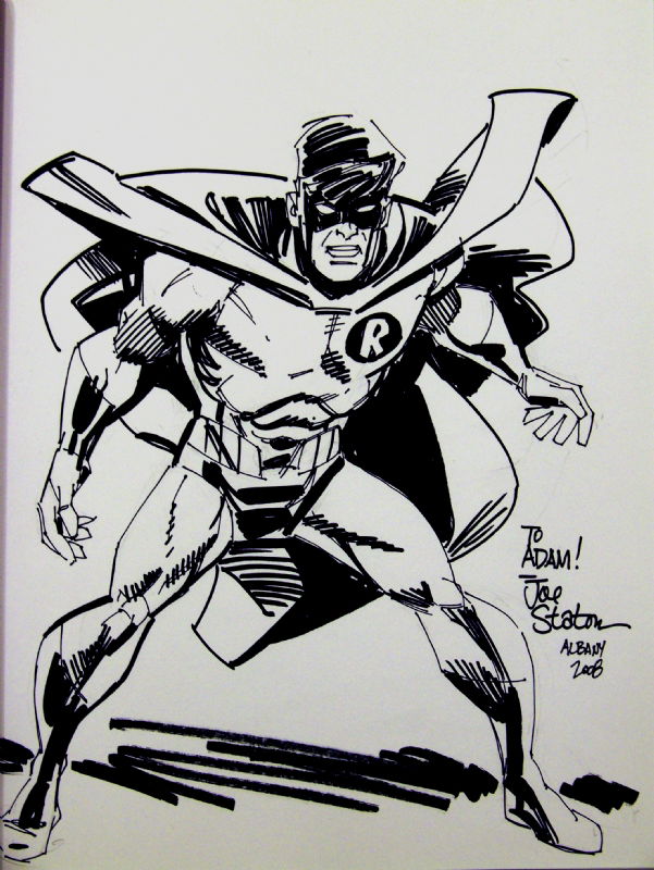 Robin (Earth-2), in Adam Hutchinson's JSA Sketchbook Comic Art Gallery Room