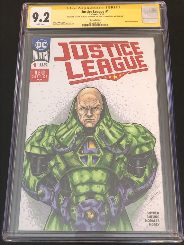 Lex Luthor sketch cover by Hugo Pelcastre, in Daniel Burtis's The ...