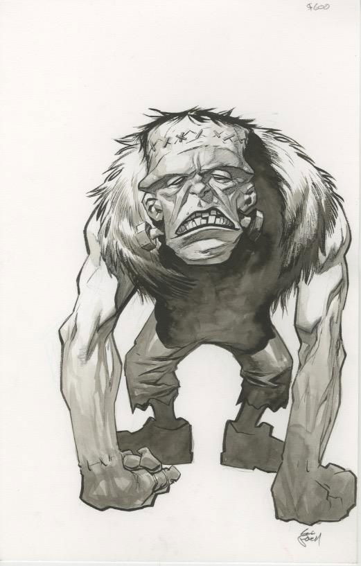 Franken-Ape!, in nc 101's Collection Comic Art Gallery Room