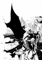 Batman Hush Stat and Original Art Comic Art