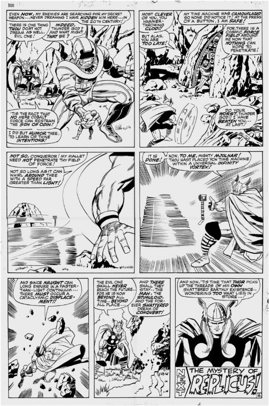 Thor #140 page 16 Oversize final page with Kang the Conqueror!, in Nick ...