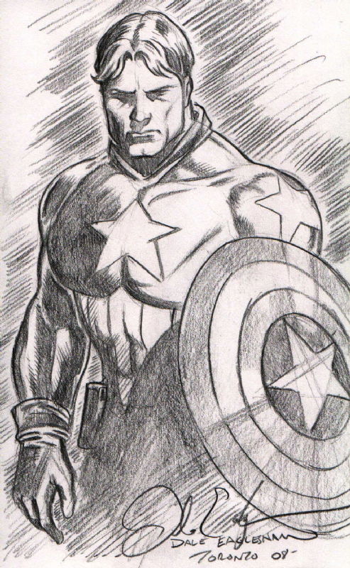 Captain America by Dale Eaglesham, in Nathan Turner's Captain America ...