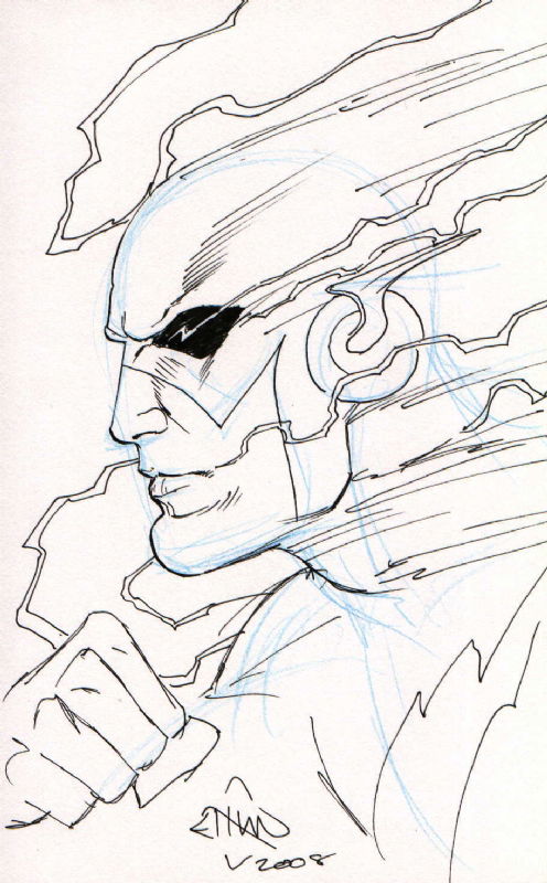 Flash by Ethan Van Sciver, in Nathan Turner's 5. Flash Comic Art ...