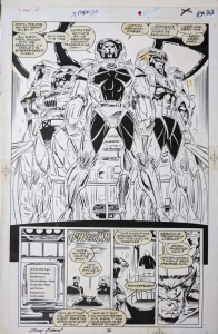 X-Men #25 p.22 by Andy Kubert  1993- $9,500 Comic Art