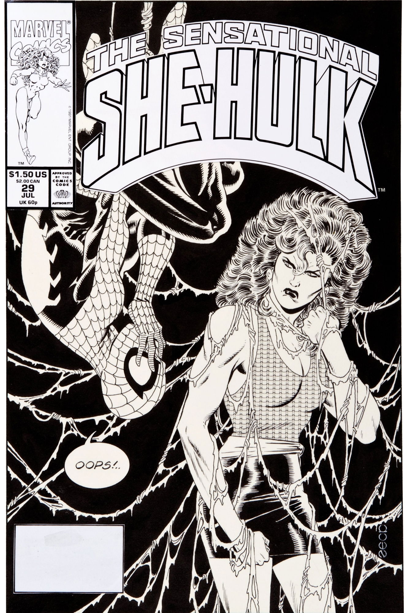 The Sensational She-Hulk #29  Marvel comics artists, Shehulk, Marvel  comics covers