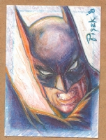 Batman Sketch Card- Sold., Comic Art