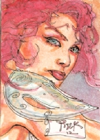 Red Sonja Sketch Card 12, Comic Art