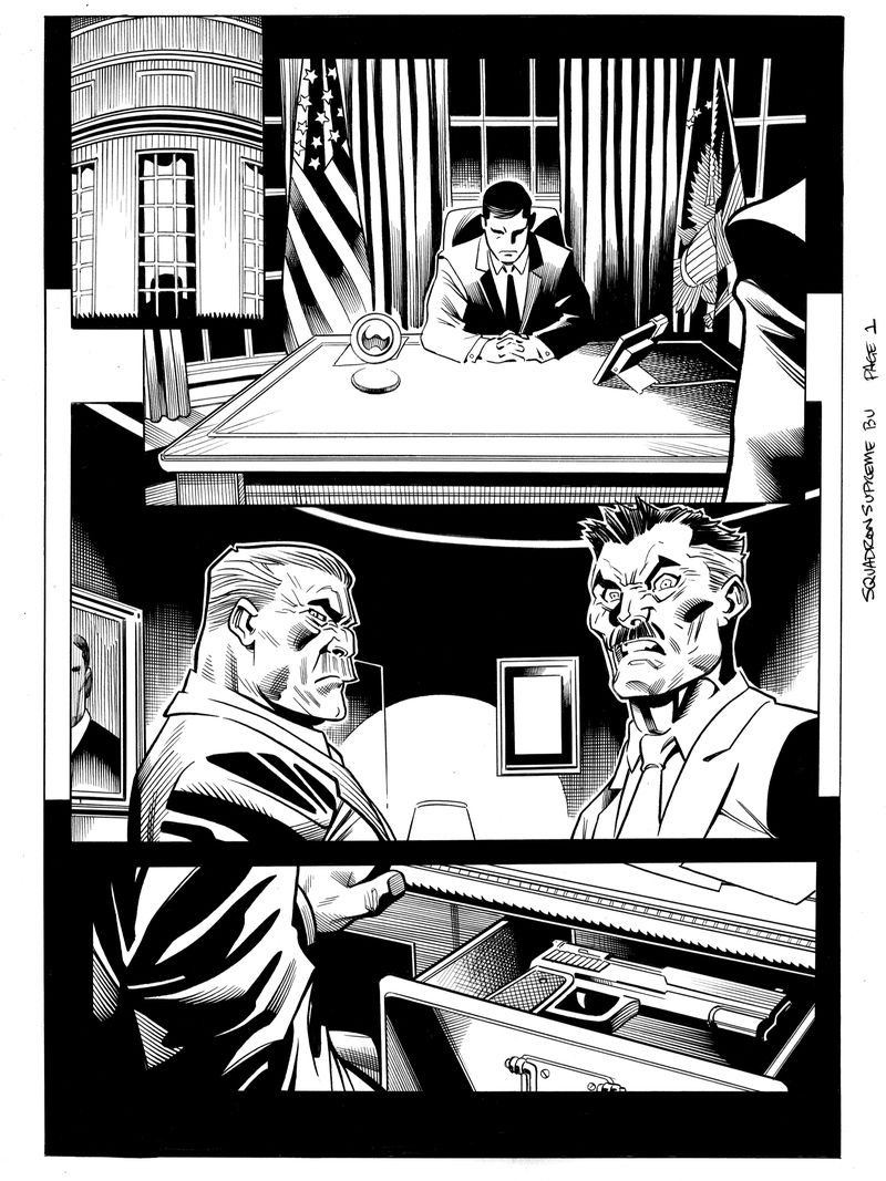 Heroes Reborn 7 pg 1, in Ed McGuinness's Heroes Reborn 7 Comic Art ...