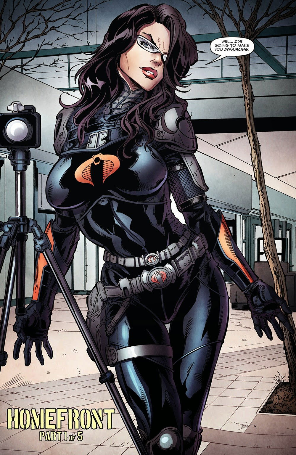 G I Joe P IDW The Baroness In Michael McIsaac S Splash Pages Comic Art