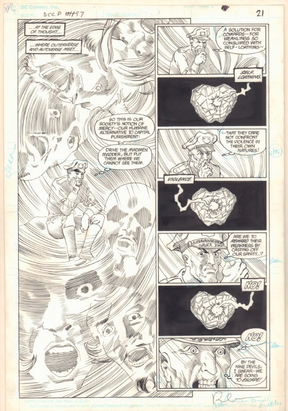 DC Comics Presents #97 Page 21 (General Zod in the Phantom Zone), in Ken  Lomas's Ken Lomas Art Gallery Comic Art Gallery Room