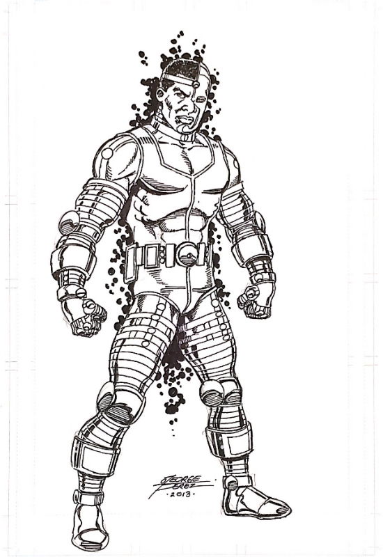 Cyborg by George Perez, in Tim Morris-Reedy's Comic art collection ...