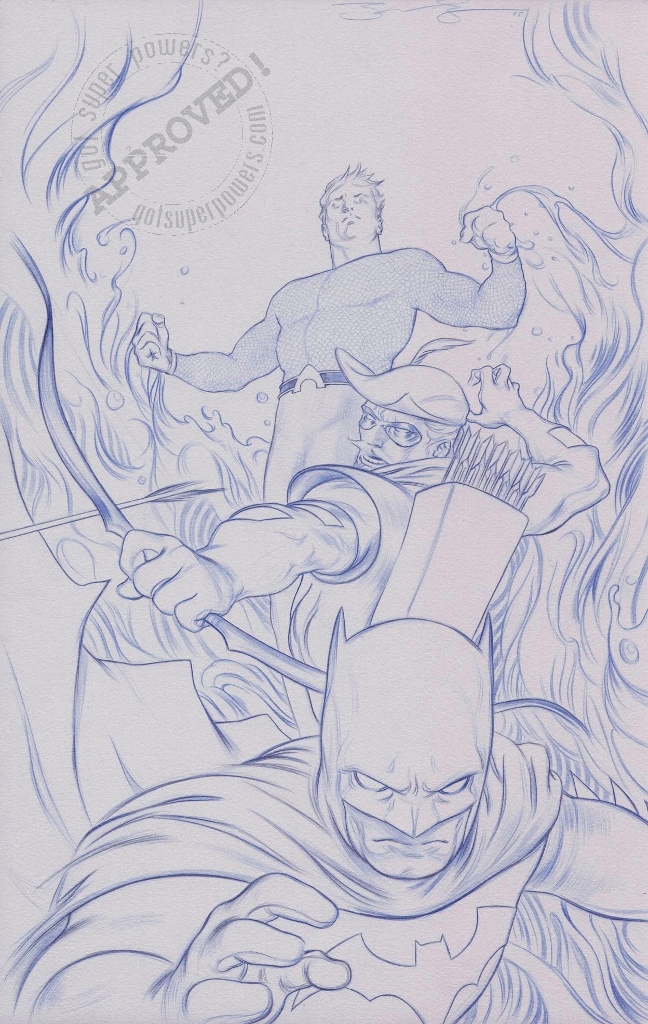 Jean - DC Universe Inheritance cover (& prelim) Comic Art