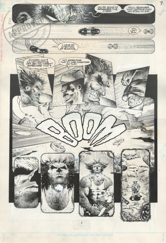 Kieth - Marvel Comics Presents 88 page 7 Comic Art