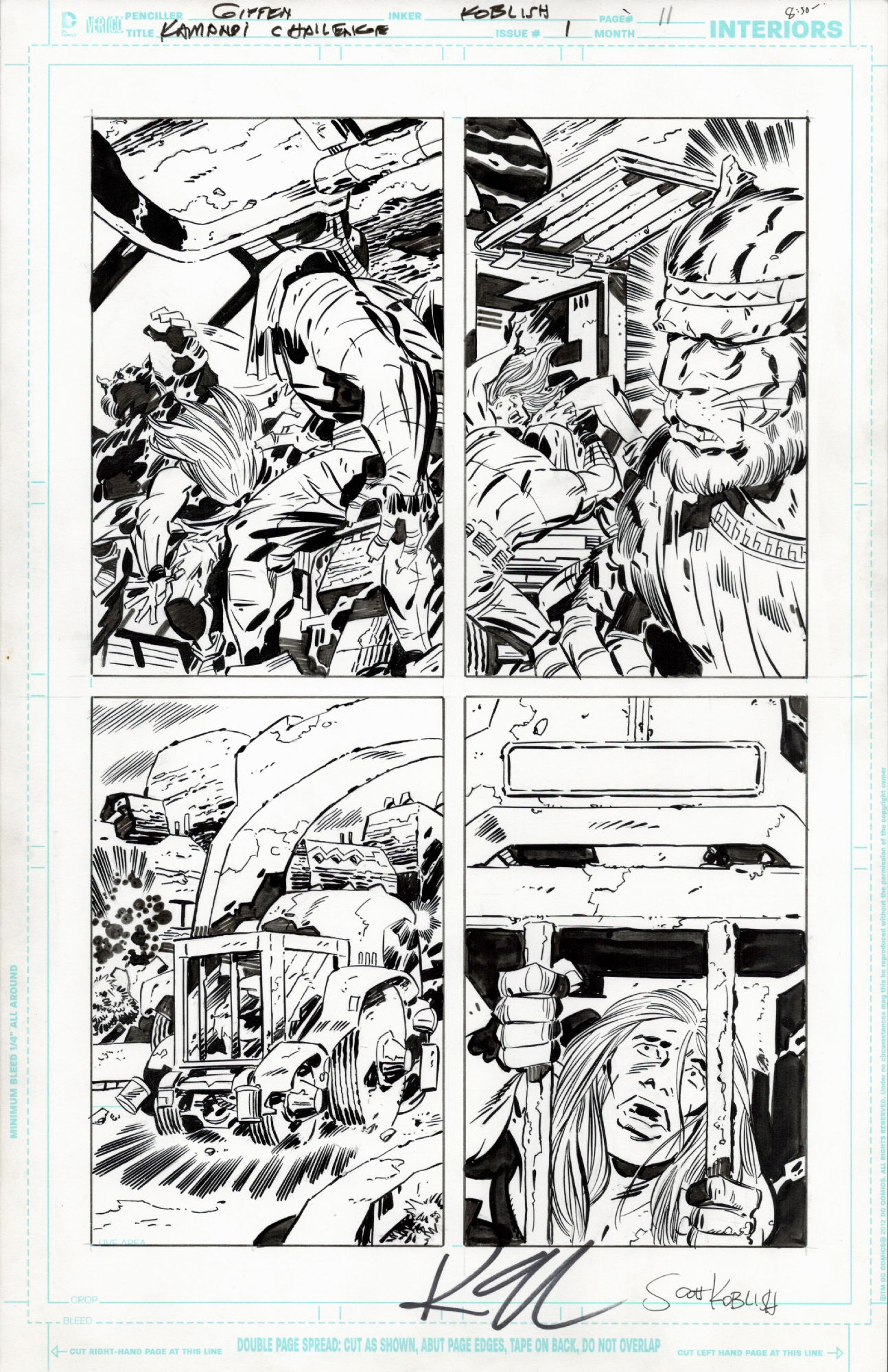 Kamandi Challenge, Issue 1, Page 11 - Keith Giffen and Scott Koblish ...