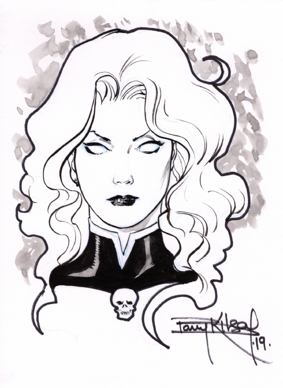 Lady Death by Barry Kitson, in M, J and J Bruggman's sketches Comic Art ...