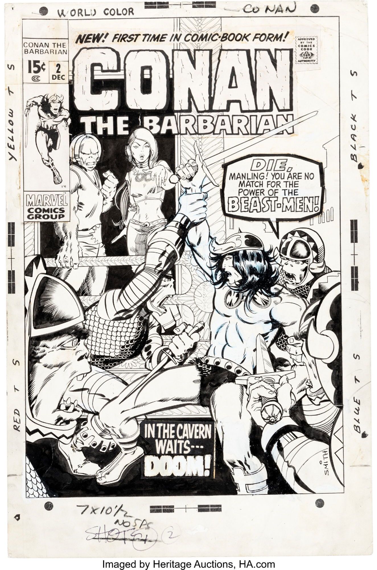 ComicConnect - Texeira, Mark - CONAN THE BARBARIAN (1970-93) #227