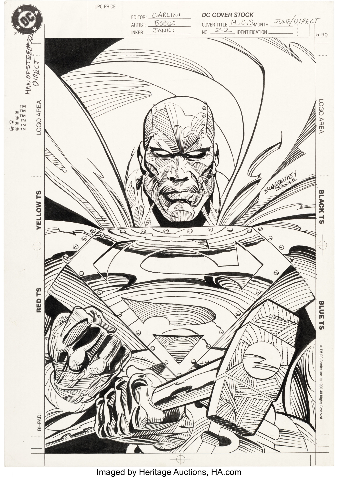 SUPERMAN Art, Man of Steel, DC Artwork