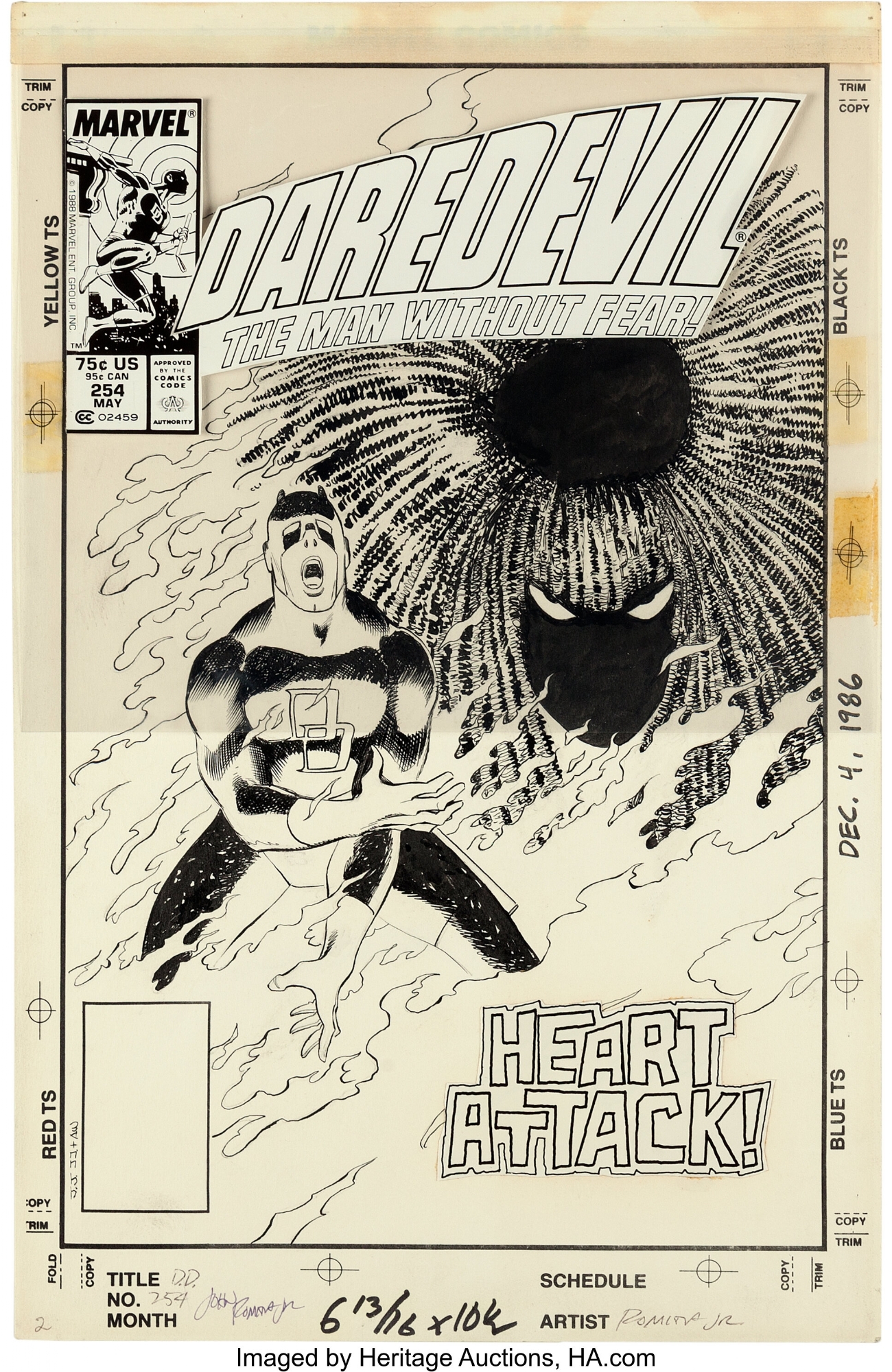 Daredevil #254 (Marvel, 1988), in Heritage Auctions Previews's