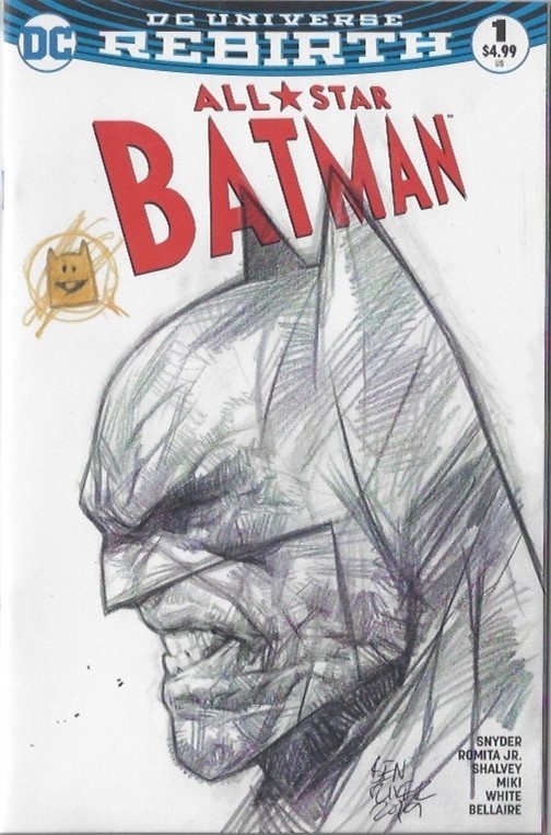 BEN OLIVER BATMAN SKETCH COVER, in Migs DC's COMMISSIONS/SKETCHES ETC.  Comic Art Gallery Room