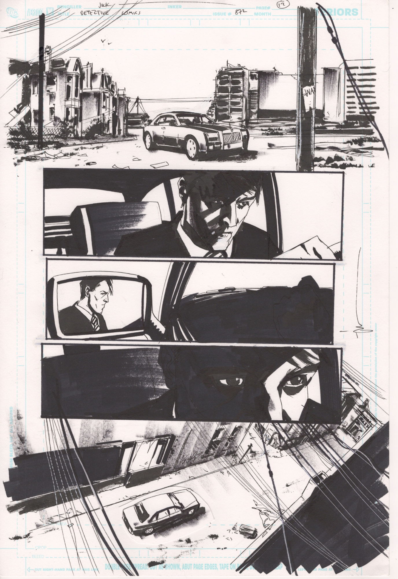 Comic Art Shop :: Migs DC's Comic Art Shop :: Jock Batman $300 Detective  Comics 872 pg 12 SOLD:: The largest selection of Original Comic Art For  Sale On the Internet