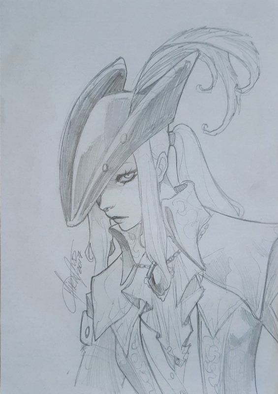 Lady Maria of the Astral Clocktower, in Dominick Zadera's My Art 