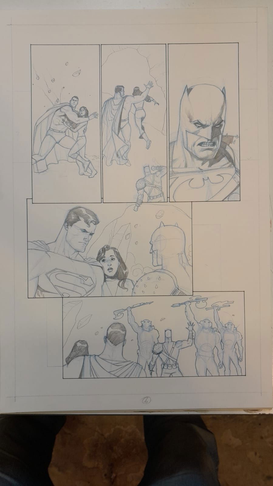 Superman and Batman vs Aliens and Predators #2 page 6, in Robert C's ...