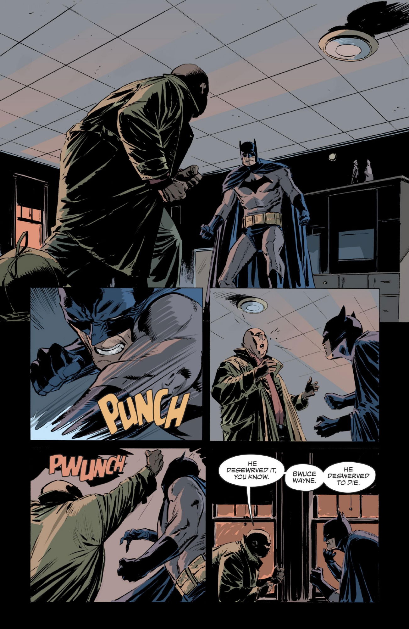 Batman / Elmer Fudd Special #1 Page 19 Panel 1, in Robert C's Crossovers -  DC Meets Looney Tunes Comic Art Gallery Room