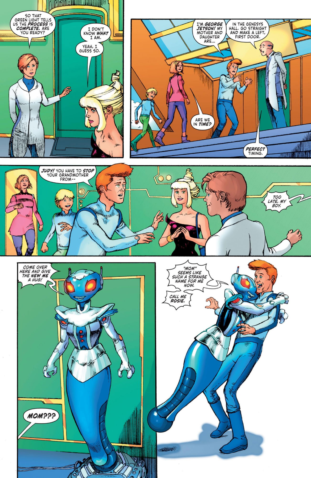 Dc Meets Hanna Barbera The Jetsons Rosie The Robot Origin Story In Robert Cs Jetsons Comic 8057